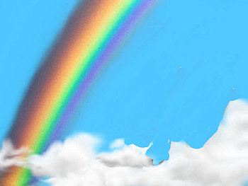 rainbowgo . jpg, colors clouds sky, rainbow HD wallpaper