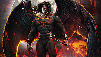 Devil Superman, superman, superheroes, artist, artwork, digital-art, artstation HD wallpaper
