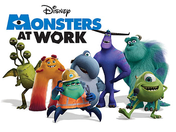 Poster, Monsters at Work HD wallpaper