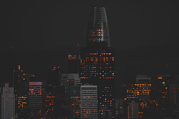 Cities, Building, Lights, Dark, Night City HD wallpaper