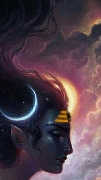 Mahakal Live, Moon Background HD phone wallpaper