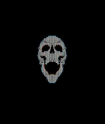 Skull, minimal, 2020, fan art HD phone wallpaper