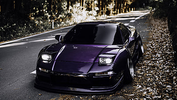 Honda Acura Nsx Purple Colour Modified , acura-nsx, honda, cars HD wallpaper