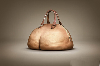 *** Funny Bag ***, leather, funny, ass, bag HD wallpaper