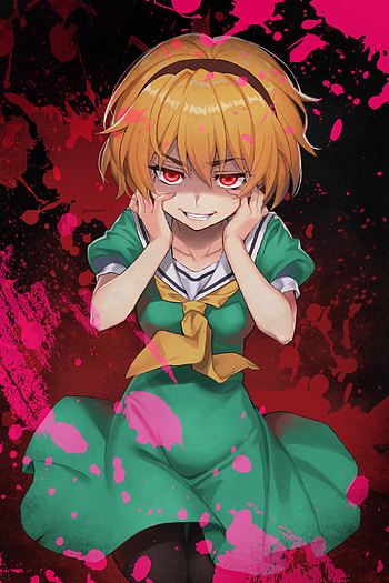 Hōjō Satoko, Anime, Higurashi When They Cry HD phone wallpaper