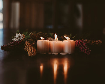 Meditation, candles HD wallpaper