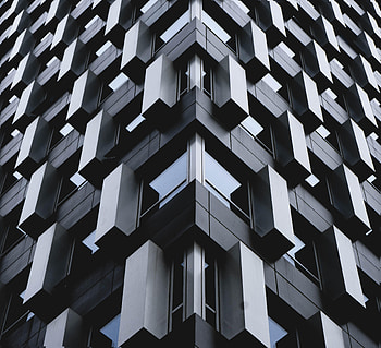 Architecture, Building, Miscellanea, Miscellaneous, Grey, Facade, Modern, Up To Date HD wallpaper