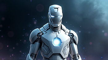 White Iron Man, Iron Man, Iron Man 2, Iron Man 3, superhero HD wallpaper
