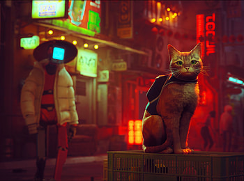 Stray, game, cat, straycatgame HD wallpaper