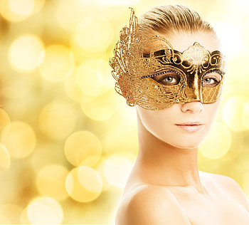 mysterious..., mask, blonde, gentle, graphy, nice, lady, , sexy, golden, model, eyes, hot, girl, beautiful, woman, cool, face HD wallpaper
