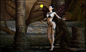 Angel, sexy, fantasy, 3d HD wallpaper