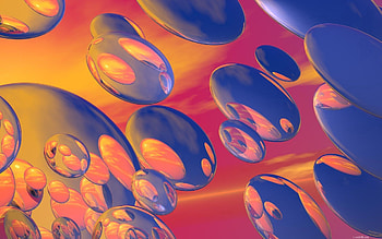 Abstract, Background, Bright, Flight, Space, Ovals HD wallpaper
