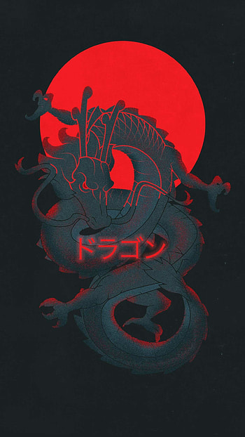 Japanese dragon, Awesome HD phone wallpaper