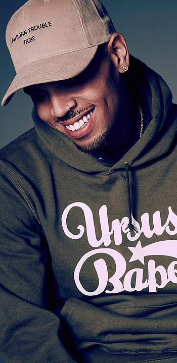 Chris Brown's creativity, Striking , Mesmerizing visuals, Dynamic energy HD phone wallpaper
