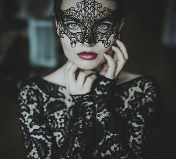 Dark Moon, lady, model, moon, dark HD wallpaper