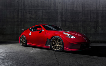 Nissan 370z, car, red, fast, 370, Nissan, z HD wallpaper