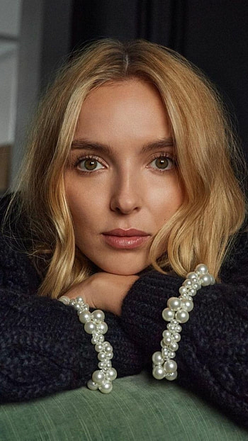 Jodie Comer, hollywood actress, model, cute face HD phone wallpaper