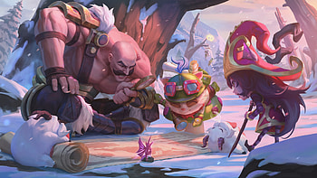 Braum Lulu Teemo League Of Legends HD wallpaper