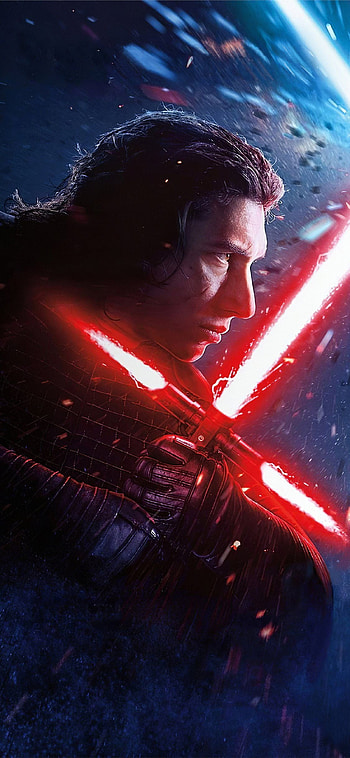 Skywalker poster, Intense visuals, Iconic ships, Kylo Ren HD phone wallpaper