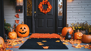 Spooky Elegance: Halloween Decorations, halloween decorations, halloween, pumpkin, fall decor, porch HD wallpaper
