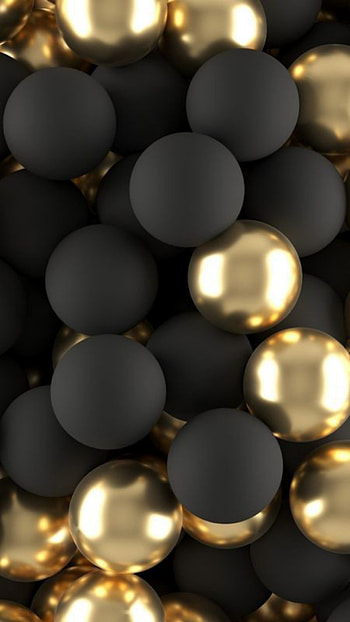 Pattern, art, blackgold HD phone wallpaper