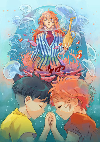 Artwork, Ponyo HD phone wallpaper