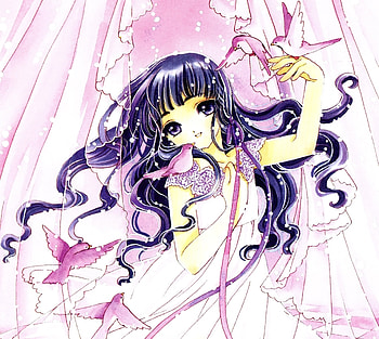 Beautiful, blue long hair, Tomoyo Daidouji HD wallpaper