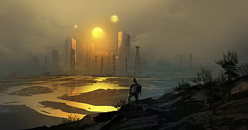 Shrinking World , artist, artwork, digital-art, artstation HD wallpaper