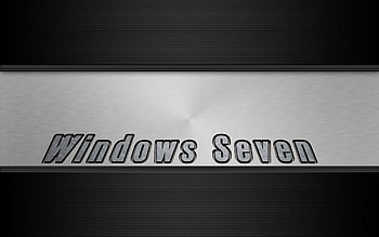 Brushed steel and black., engraved, windows 7, theme, steel HD wallpaper