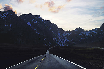 Road To Mountains , mountains, road, nature HD wallpaper