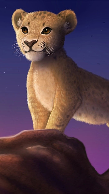 Lion King, Beautiful Painting, beautiful, painting HD phone wallpaper