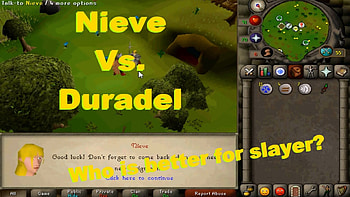 2007 Oldschool Runescape: Nieve Vs. Duradel (With Commentary) Which Slayer Master is Better? - YouTube HD wallpaper