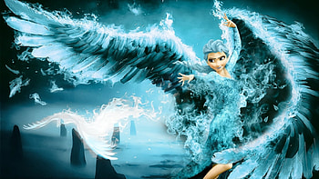 Ice .., Abstract, Elsa, Ice, Frozen HD wallpaper