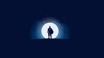 Captain America Minimal, captain-america, superheroes, artwork, digital-art, artist, behance HD wallpaper