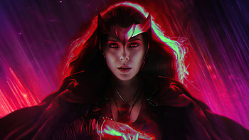 Scarlet Witch Wandavision 2020 , wanda-vision, scarlet-witch, tv-shows, artwork, artist, artstation HD wallpaper