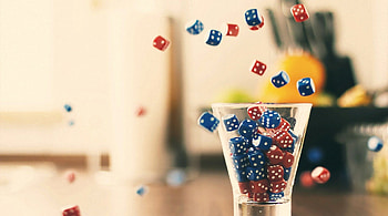 dice in glass, de, ab, bc, cd HD wallpaper