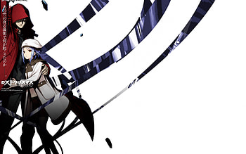 Guilty Crown: Lost Christmas, white, man, scrooge, cute, girl, carol, crown, boy, lost, christmas, red, guilty, void HD wallpaper