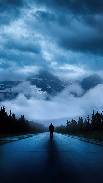 Alone, Sky, Alone Boy HD phone wallpaper