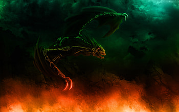 Demon, creature, fantasy, dark HD wallpaper