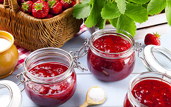 ***, fruits, nature, jam, strawberries HD wallpaper