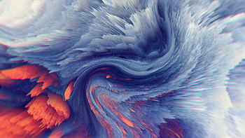 Waves Abstract Colorful, abstract HD wallpaper