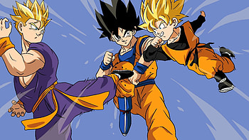 Goten Anime, Family Training, Dragon Ball HD wallpaper