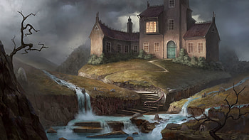 Rivers, Art, Lock, Flow, Stairs, Ladder HD wallpaper