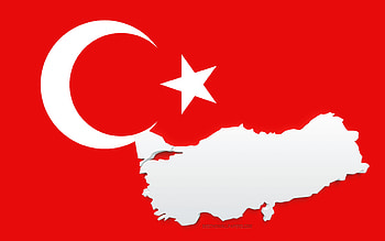 Turkey map silhouette, Flag of Turkey, silhouette on the flag, Turkey, 3d Turkey map silhouette, Turkey flag, Turkey 3d map HD wallpaper