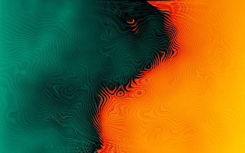green and yellow backgrounds, , creative, abstract art, wavy textures, artwork, abstract background HD wallpaper