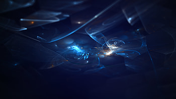 Pattern, blur, blue glow, abstraction HD wallpaper