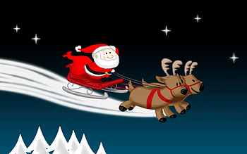Santa Claus, cg, christmas, claus, gift, santa HD wallpaper