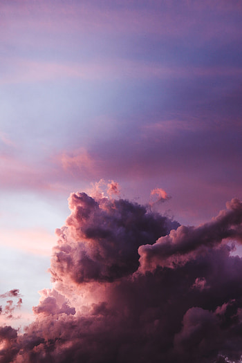 Nature, Sky, Twilight, Clouds, Violet, Dusk, Purple HD phone wallpaper