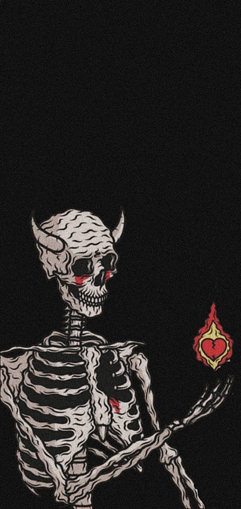 A1, skeleton, heartbreak HD phone wallpaper