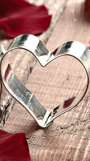 Love , Silver Heart, love HD phone wallpaper